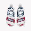 Maga US Flag MaxSoul Shoes, Personalized Trump Sneakers, Trump Shoes, Election 2024, Man Shoes / Black / 38
