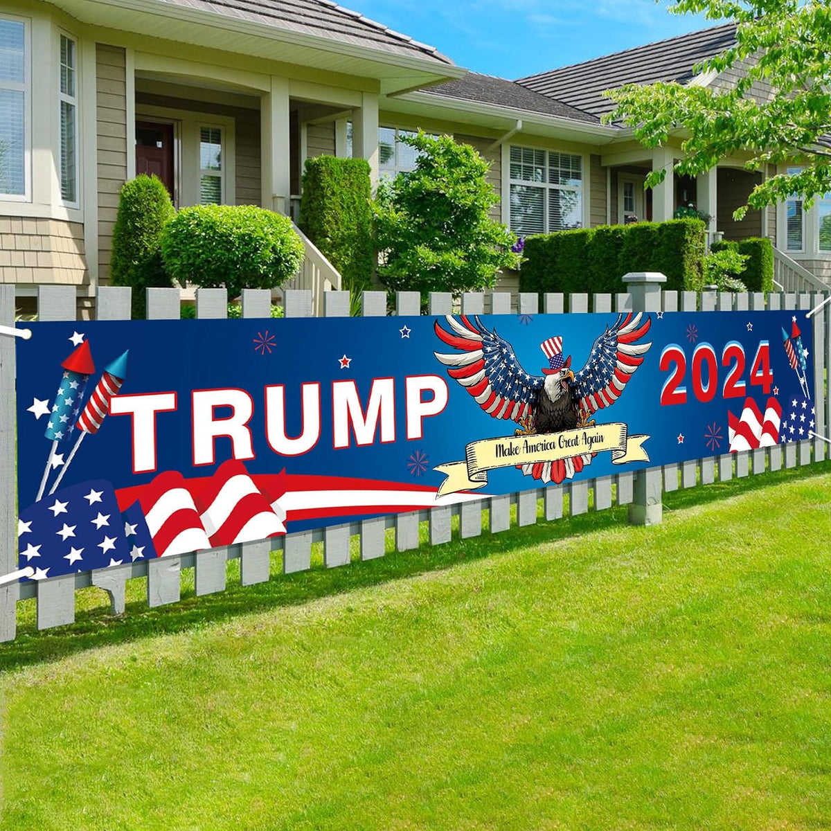 God Guns and Trump Banner, Gift For Trump Fans, Election 2024