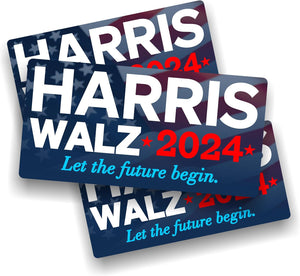 3 Pack Kamala Harris Walz Waltz 2024 Sticker, 8 Inches X 4 Inches Big Letters Car Decal, President Kamala Harris Tim Walz 2024 Bumper Sticker Fadeproof Vinyl for Car, Truck, Window, Laptop