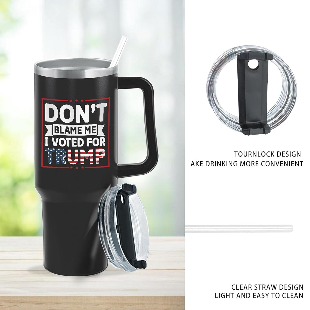 Don't Blame Me I Voted for Trump Tumbler, Gift For Trump Fans, Election 2024