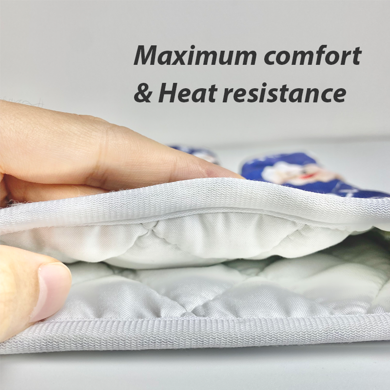 Face Portrait Cake Pattern, Personalized Oven Mitts, Funny Gifts, Custom Photo