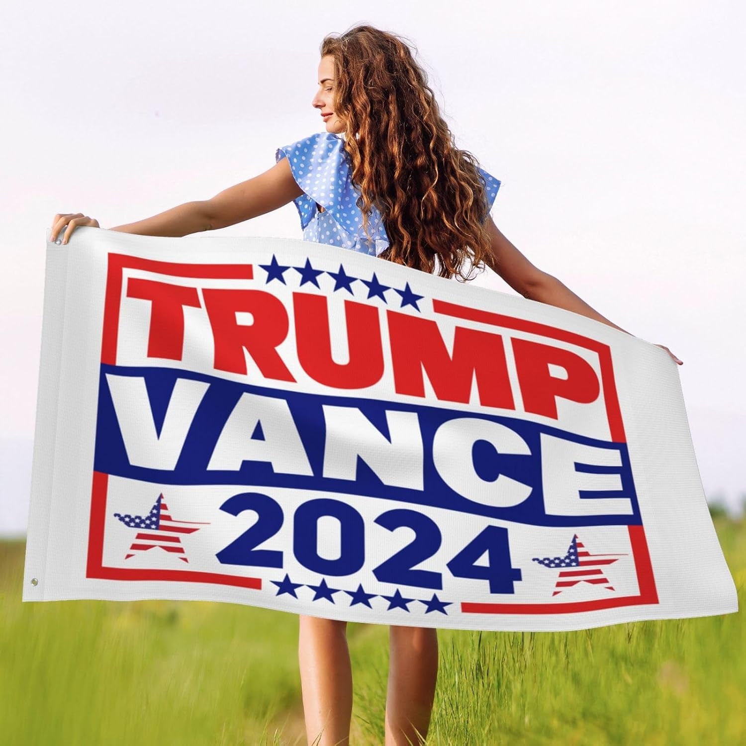 Trump Vance 2024 House Flag, Gift For Trump Supporters, Election 2024