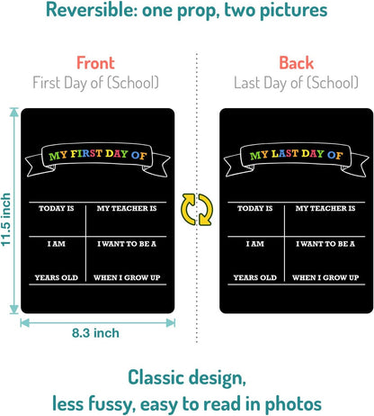 First Day of School Sign Board, Back to School Supplies, Gift For Kids