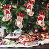 4PCS Unique Christmas Stocking Set – Dwarf and Santa Hanging Socks for Holiday Decor