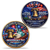 3D Embossed 250th Anniversary Coin, Commemorative Challenge Coin, Collectible Souvenir Gift, Limited Edition Coin