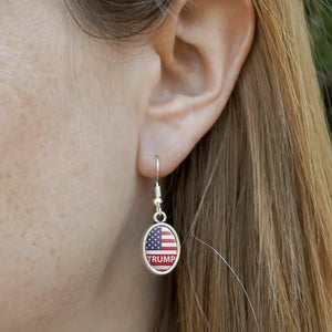 President Trump American Flag Republican, Trump Earrings, Election 2024