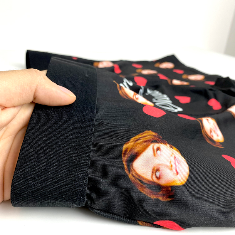 I Love My Wife, Personalized Boxer, Funny Gift For Him, Custom Photo