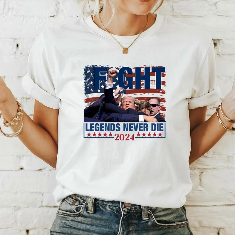 Fight Legends Never Die, Trump Shooting, Trump Assassination Shirt, Election 2024