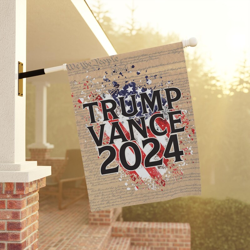 We The People Trump Vance Flag, Gift For Trump Fans, Election 2024