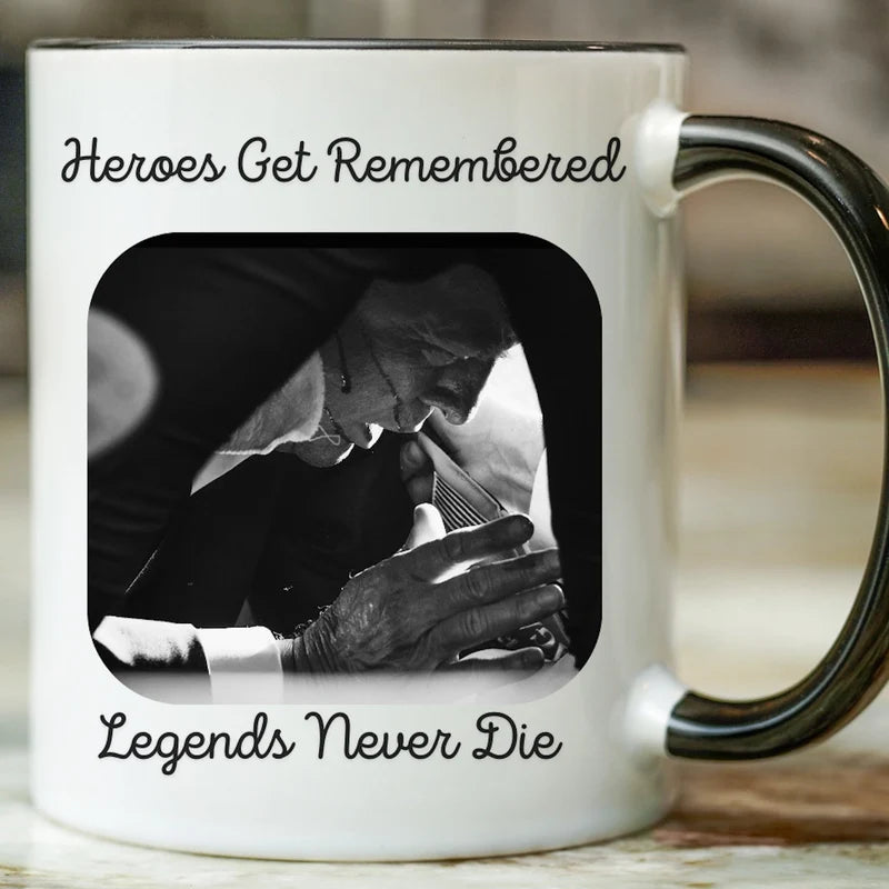 Heroes Get Remembered, Legend Never Die, Trump Supporters Mug, Election 2024