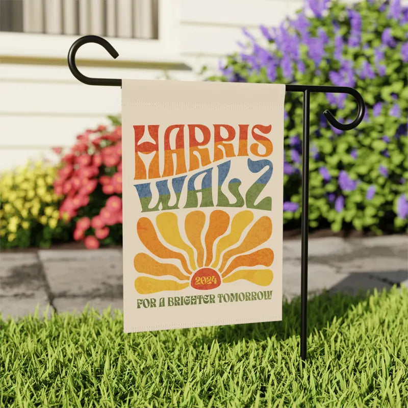 Boho Harris Walz 2024 Flag, Gift For Kamala Harris Supporters, Election 2024