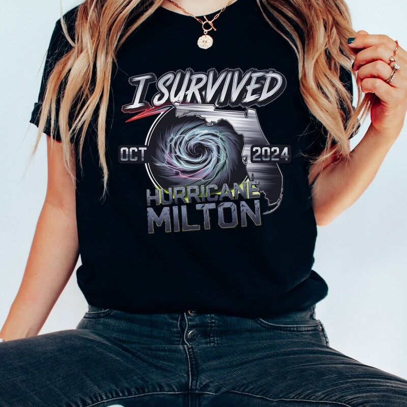 I Survived Hurricane Milton 2024 Shirt, Survivor Gift Shirt, Florida Strong Shirt