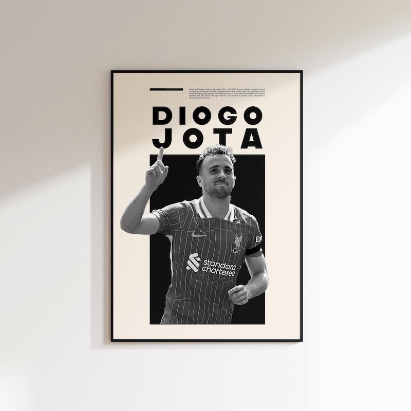 Diogo Jota Minimalist Poster, Diogo Legend 1996–2025 Shirt, Football Fan Gift, Retro Tribute Jota Fan Poster, Memorial Poster
