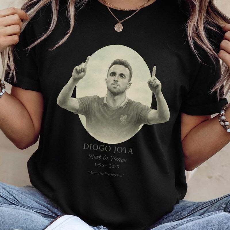 Diogo Jota Rip Shirt, Diogo Legend 1996–2025 Shirt, Football Fan Gift, Retro Tribute Jota Fan Shirt, Memorial Shirt (Copy)