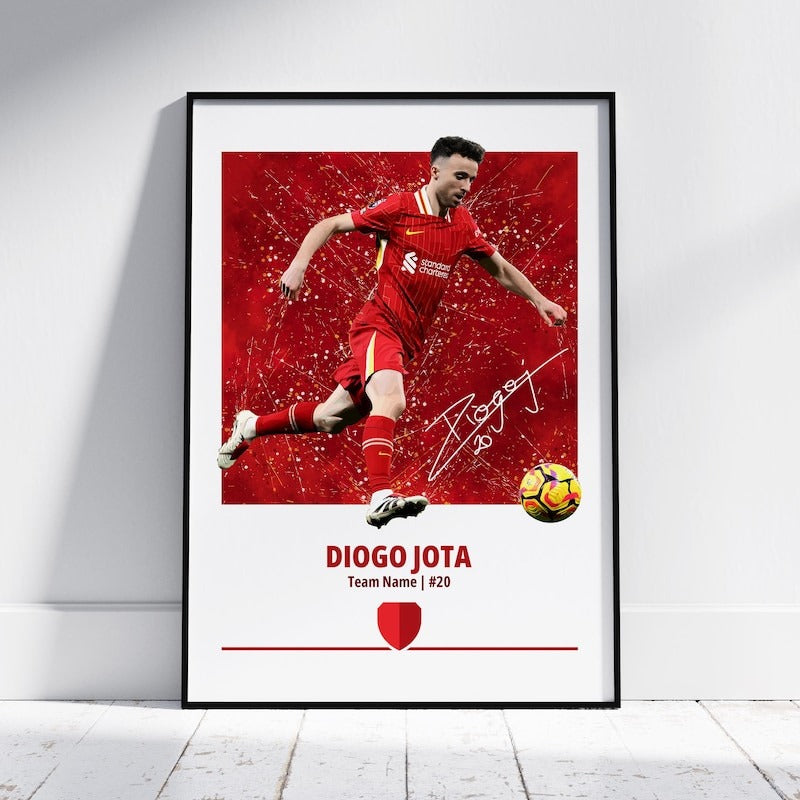 Diogo Jota 1996-2025 Poster, Diogo Legend 1996–2025 Shirt, Football Fan Gift, Retro Tribute Jota Fan Poster, Memorial Poster