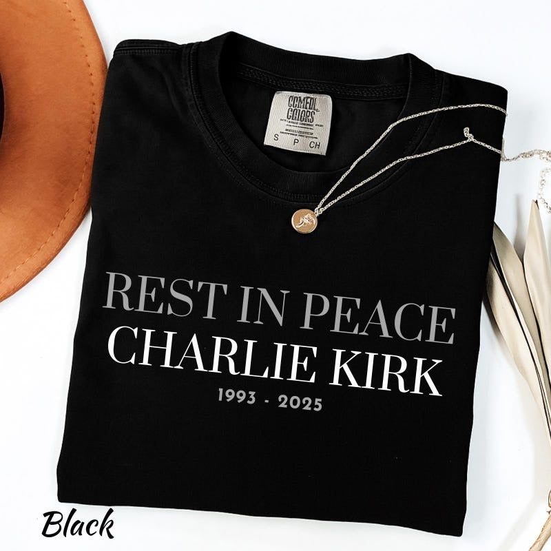 RIP Charlie Kirk Shirt, Stand With Charlie Kirk