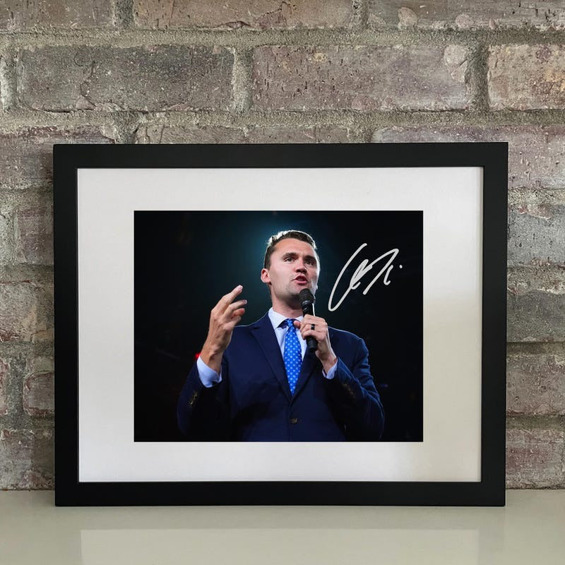 Charlie Kirk Sign Poster, Rest In Place Poster, Memorial Poster, Election