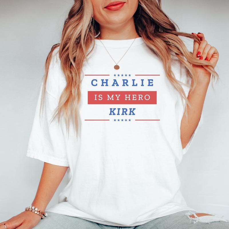 Charlie Kirk is my Hero Shirt, Charlie Kirk Sweatshirt