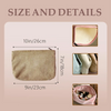 Custom Chenille Travel Makeup Bag, Personalized Corduroy Name Toiletry Bag, Gift For Her