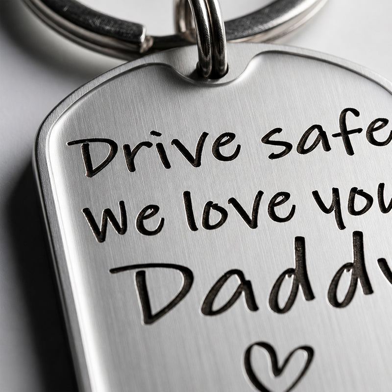Drive Safe I Love You, Personalized Keychain, Gifts For Him, Custom Photo