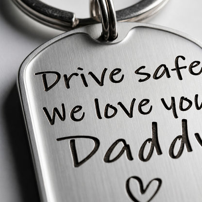 Drive Safe I Love You, Personalized Keychain, Gifts For Him, Custom Photo