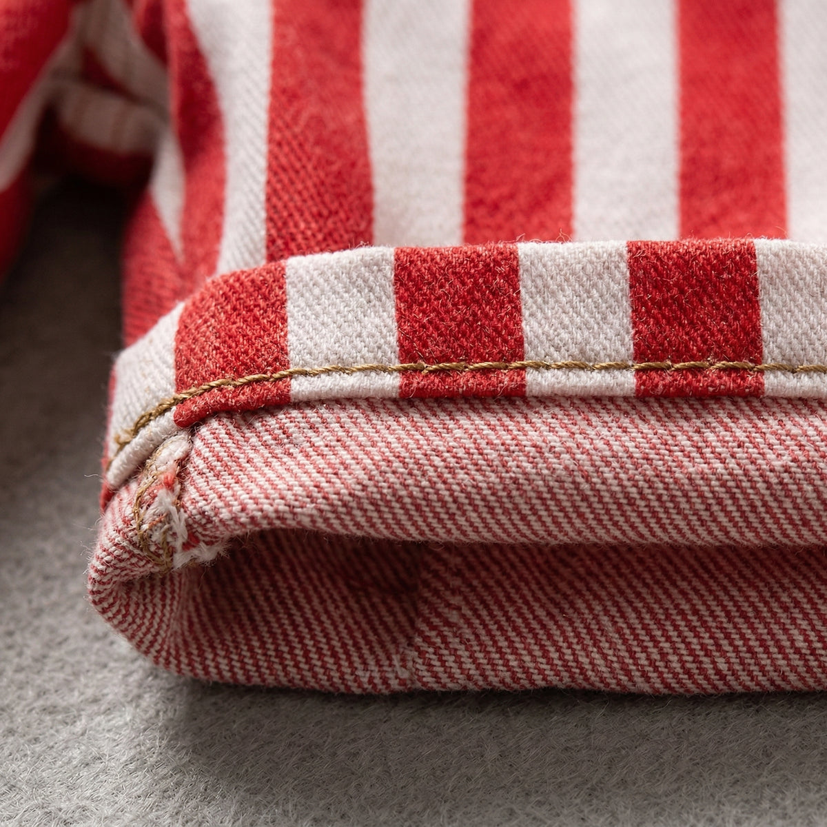 Custom American-Flag Denim Short Overalls, Dog And Name Clipart, Stars & Stripes Panels, Brass Hardware, July 4th, 250 Years Of America