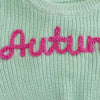 Embroidered Baby Name Color Sweater, Personalized Baby Sweater, Custom Baby Clothes, Baby Shower Gift, Gift For Christmas