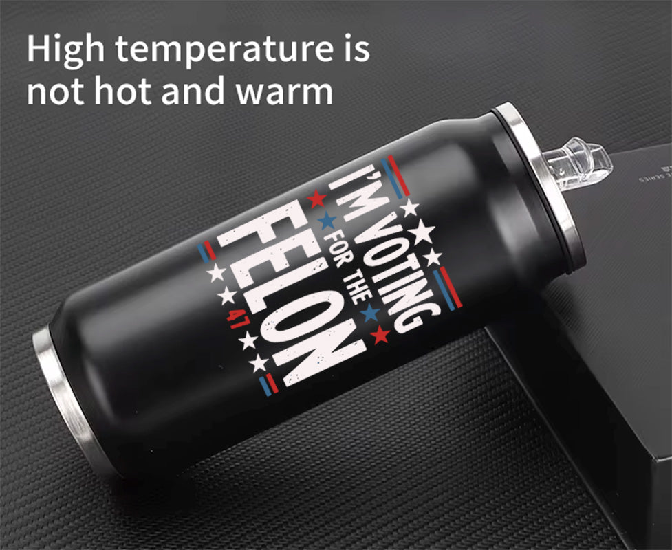 I'm Voting For The Felon Trump 2024 Soda Can Tumbler, Gift For Trump Fans, Election 2024