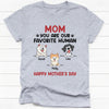 You Are My Favorite Human Pop Eyed, Personalized Shirt, Gifts For Dog Lovers, Custom Photo