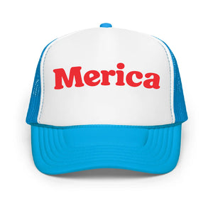 Merica Cap Trucker Hat, July 4th, Personalized Cap