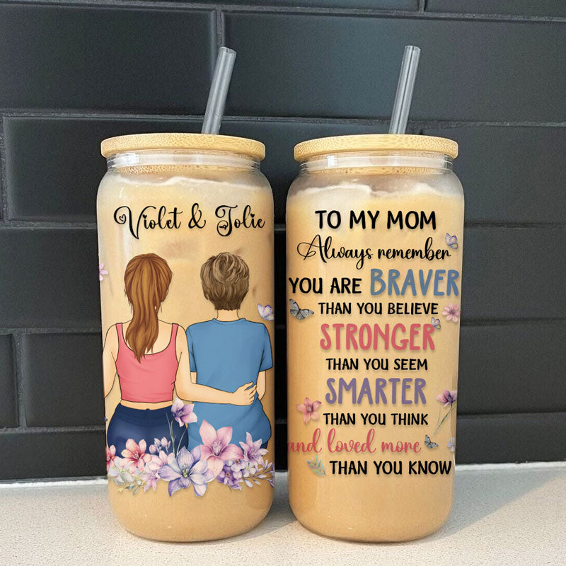Always Remember You Are Braver, Personalized Glass And Scented Candle Gift Box, Birthday Gift