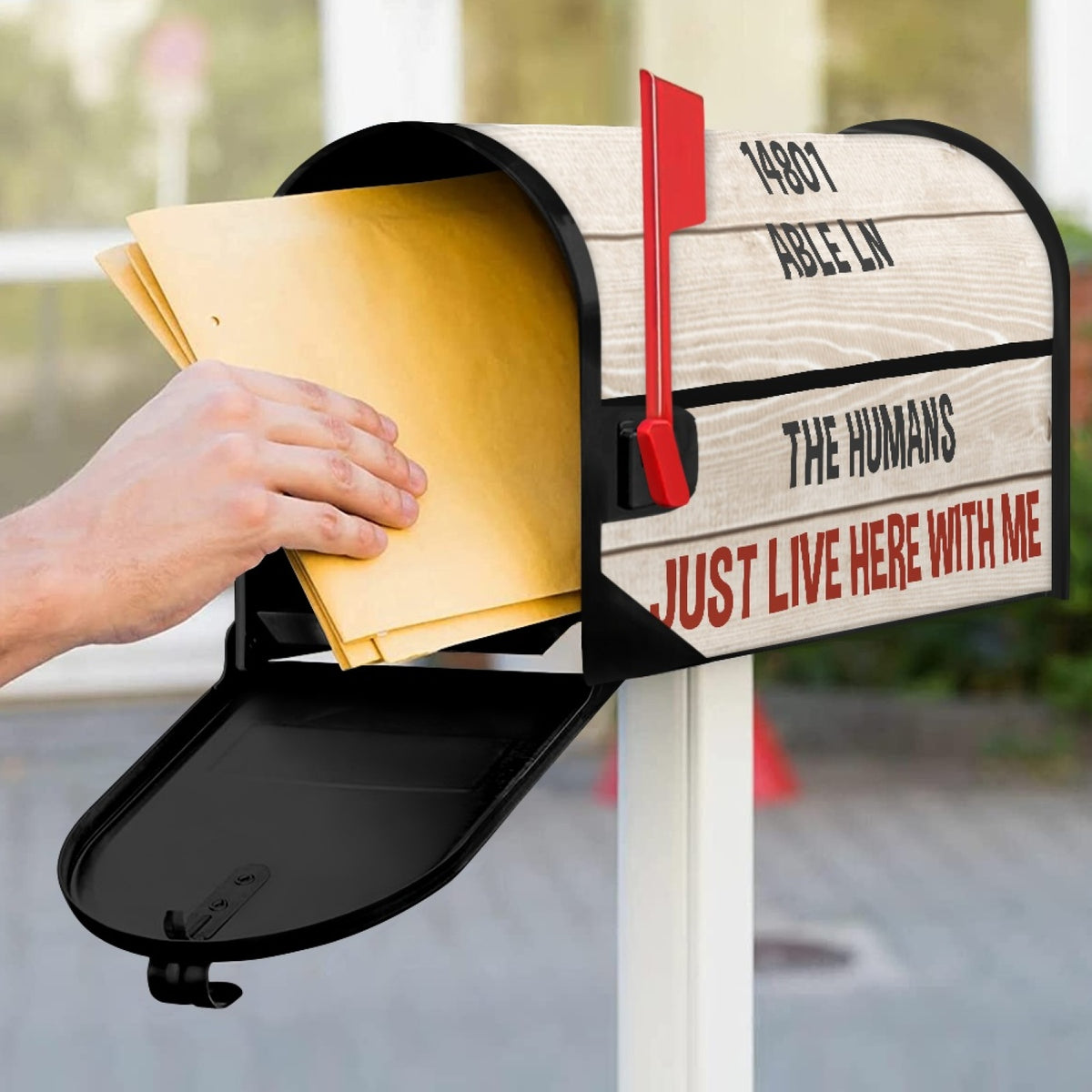 Welcome To My Home, Welcome To Our Home Mailbox Cover, Decoration For Dog Lovers