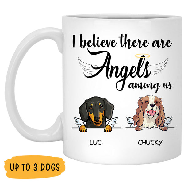 Mickey Mouse I Believe There Are Angels Among Us Ceramic Coffee Mug –  Teepital – Everyday New Aesthetic Designs