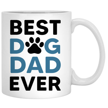 Best Dog Dad Ever, Mountain, Customized Mug, Personalized Gift for Dog Lovers