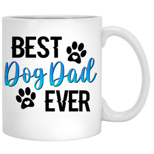 Best Dog Dad Ever, River, Customized Mug, Personalized Gift for Dog Lovers