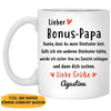 Lieber Bonus - Papa Danke Dass Du Mein Stiefvater Bist, German Deutsch, Personalisierte Tasse