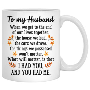 HUSBAND COFFEE MUG, Husband Quotes, Dear Husband Mug, Gift From Wife to  Husband, Husband Valentine Gift, Handmade Mugs 