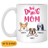 Dog Mom, Personalized Coffee Mug, Custom Gift for Dog Lovers