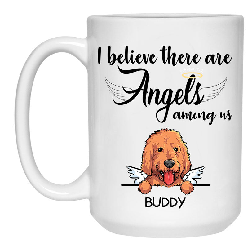 Winged Angel Dog Extra Large Coffee Mug