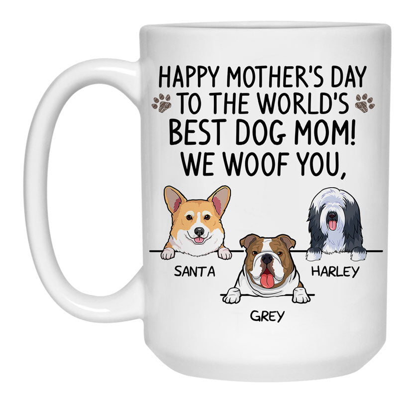 Funny Dog Mom Mugs Mom Gift Mothers Day Dog Mom Gift Dog Mom Mugs