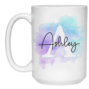 Personalized Name Snow, Personalized Mugs, Custom Coffee Mugs