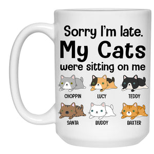 Late Cats, Custom Coffee Mug, Personalized Gifts for Cat Lovers