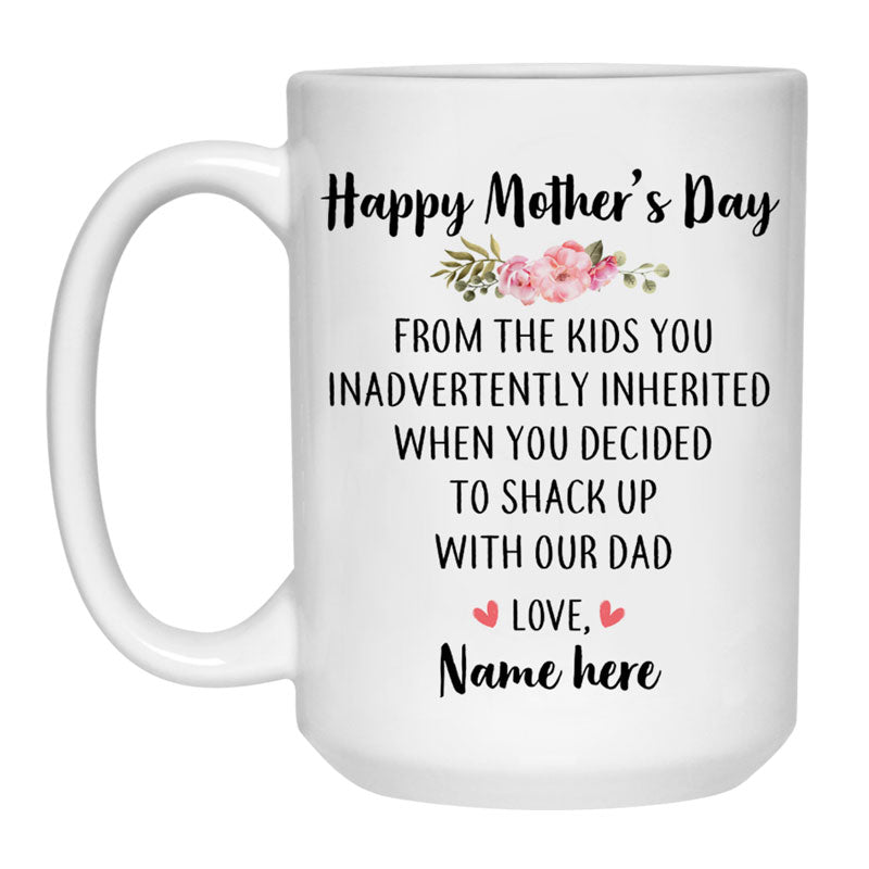 Mom Thanks for Wiping my Butt, Personalized Coffee Mugs, Funny Mother' -  PersonalFury