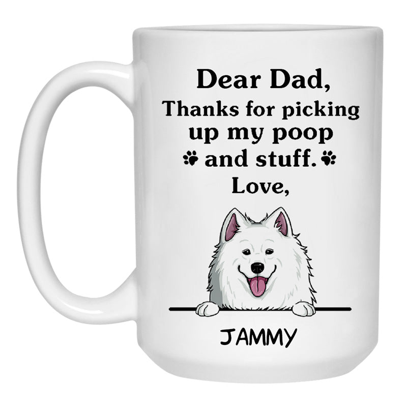 Samoyed Dishwasher Safe Microwavable Ceramic Coffee Mug 15 oz., 1