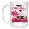 Happy Valentine's Day Version 1, Personalized Mug, Custom Gifts for Dog Lovers