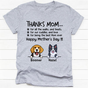 For All The Walks And Treats, Personalized Shirt, Gifts for Dog Lovers, Mother's Day Gifts