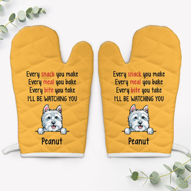 Personalized Oven Mitts, Customized Dog Oven Mitts, Funny Oven Mitts,  Custom Oven Mitts, Cute Gift, Housewarming, Christmas Gift 