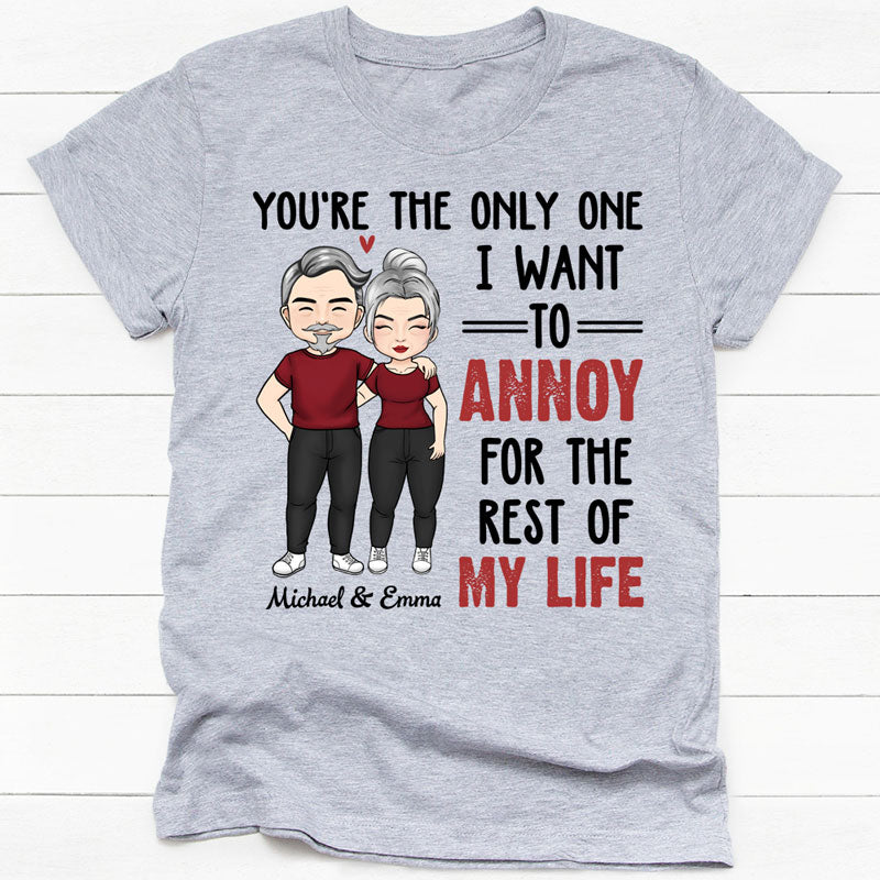 You're The Only One, Personalized Shirt, Custom Anniversary Gift For Couple
