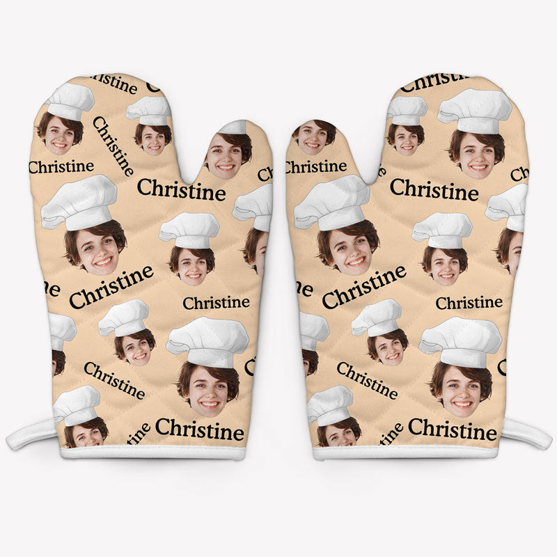 Master Chef Oven Mitts, Personalized Oven Mitt, Gifts For Cooker, Funn -  PersonalFury
