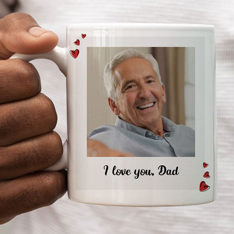 Discover Square Custom Photo, Custom Coffee Mugs, Father's Day gift, Anniversary gifts